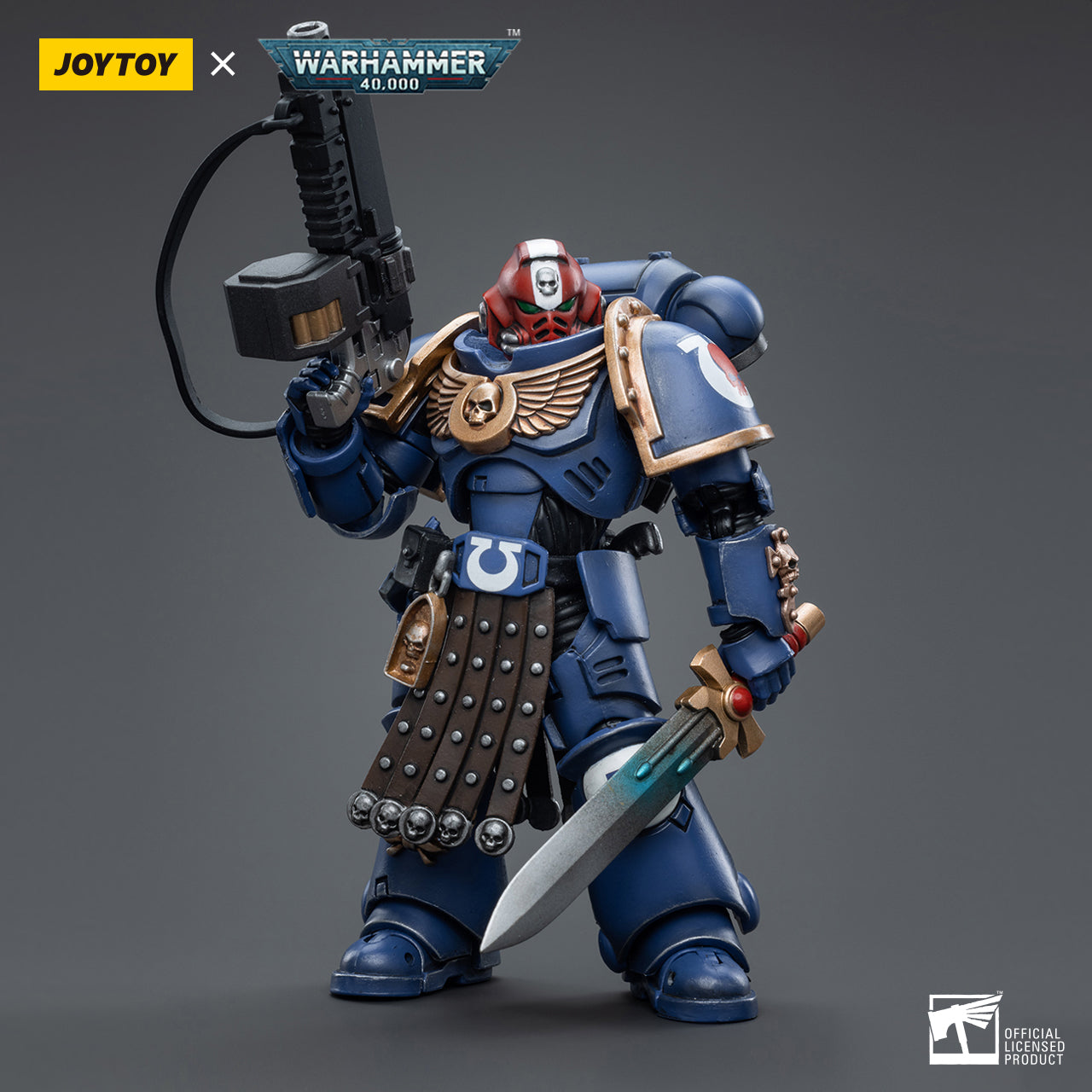 PRE-ORDER Warhammer 40K - Ultramarines - Intercessor Veteran Sergeant - Brother Aeontas 1/18