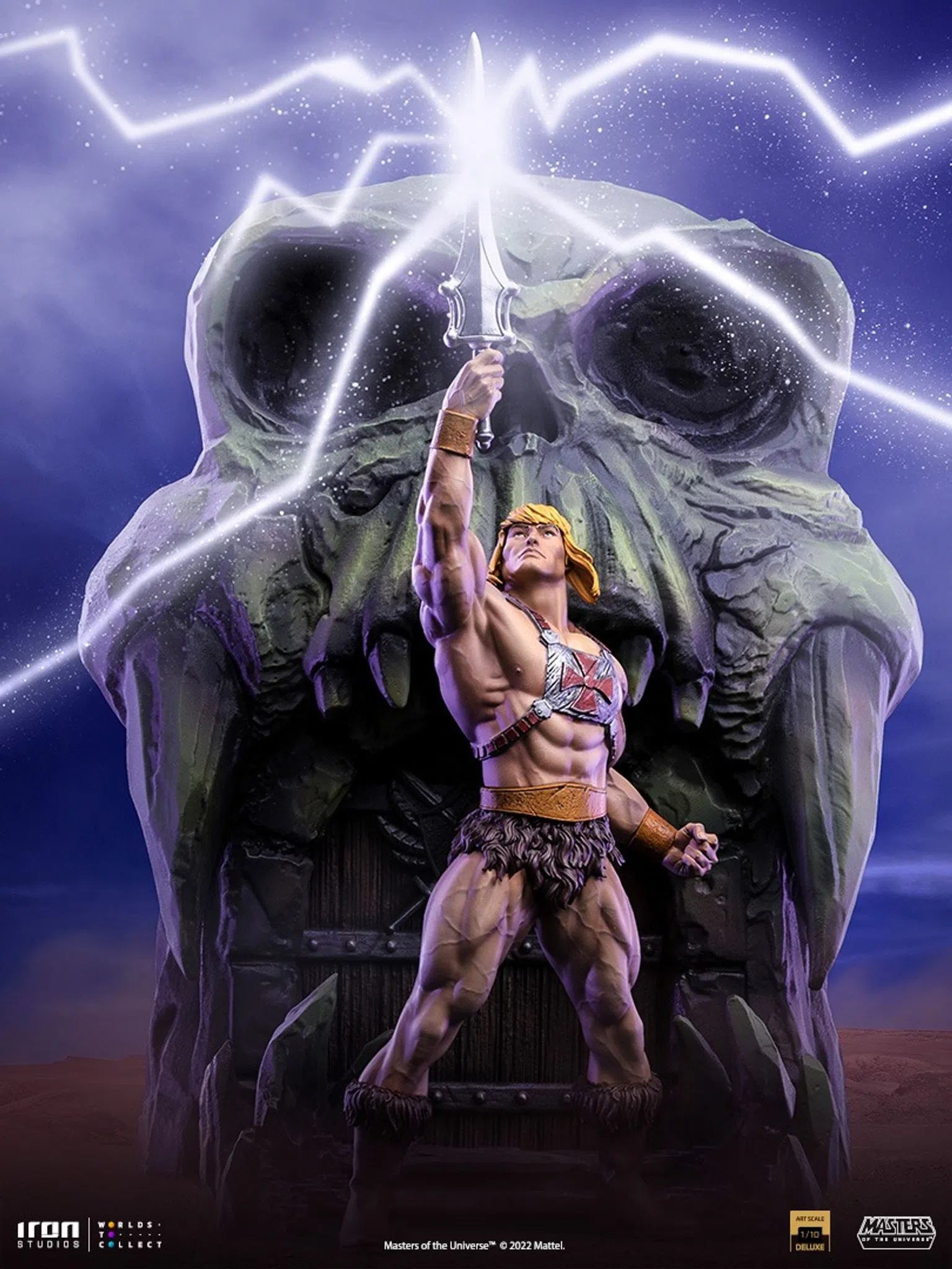 PRE-ORDER Masters of the Universe - He-Man Deluxe Art Scale 1/10