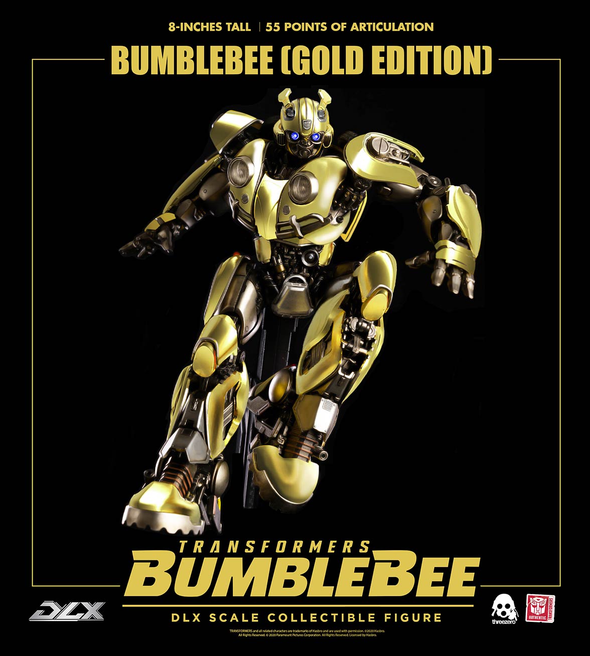 PRE-ORDER Transformers: Bumblebee - DLX Bumblebee: Gold Edition [2022-Q4 Release]
