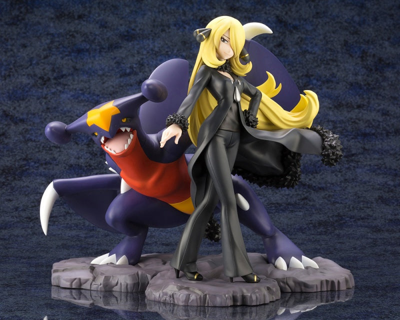 SPECIAL ORDER - ARTFX J - Pokémon Figure Series - Pocket Monsters - Cynthia with Garchomp 1/8
