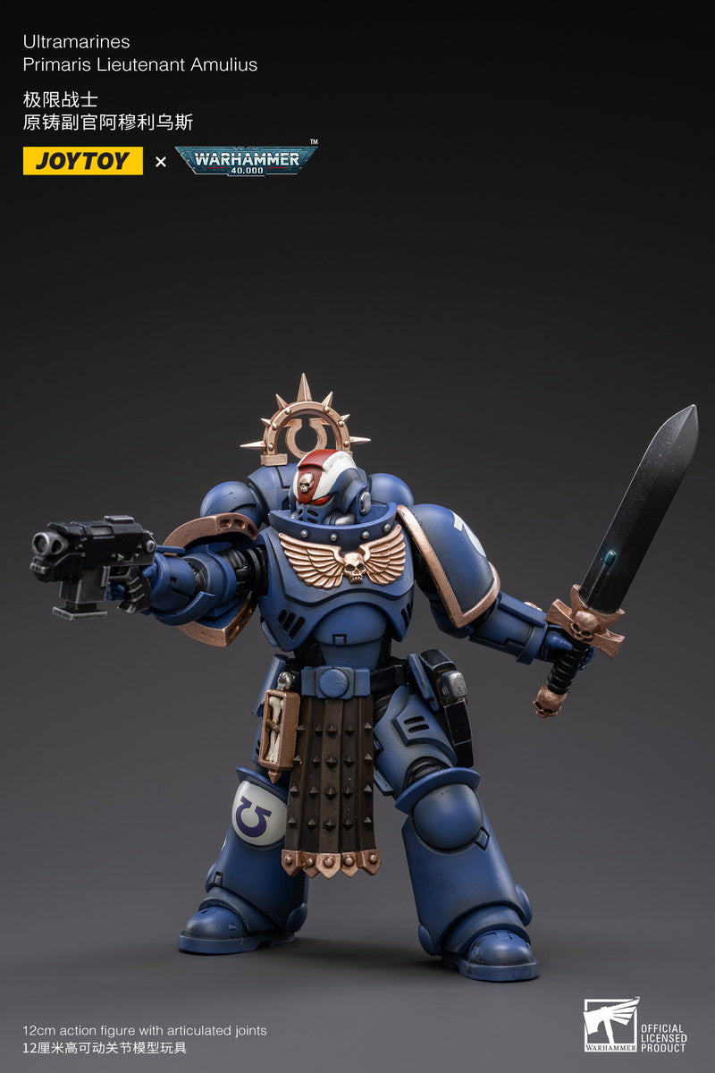 PRE-ORDER Warhammer 40k - Ultramarines - Primaris Lieutenant Amulius 1/18 [May 2023 Release]