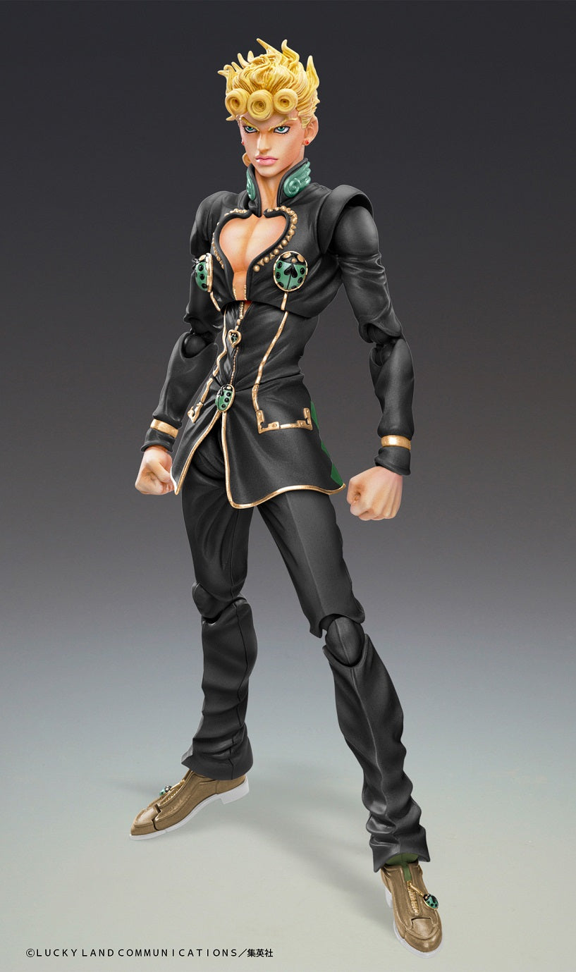 PRE-ORDER Super Action Statue - Jojo's Bizarre Adventure: Golden Wind - Giorno Giovanna: Black Ver. [2nd Release]