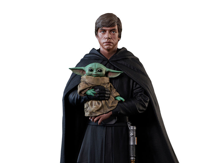 PRE-ORDER Star War Premier Collection - The Mandalorian - Luke Skywalker and Grogu 1/7