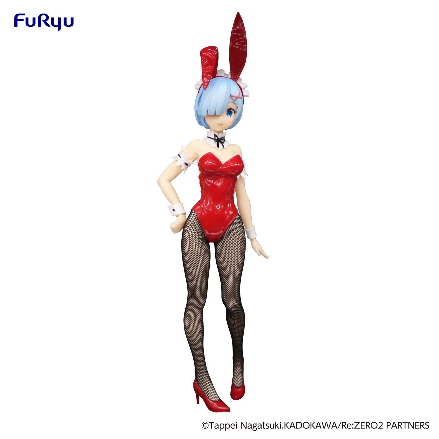 IN-STOCK FuRyu - Re:ZERO -Starting Life in Another World- BiCute Bunnies Figure - Rem: Red Color Ver.