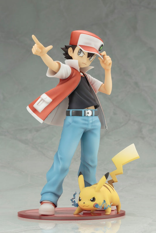 IN-STOCK Kotobukiya - ARTFX J - Pokémon Series - Red with Pikachu 1/8