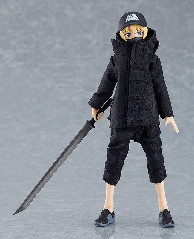 IN-STOCK Max Factory - figma 524 - figma Styles - Female Body (Yuki) with Techwear Outfit