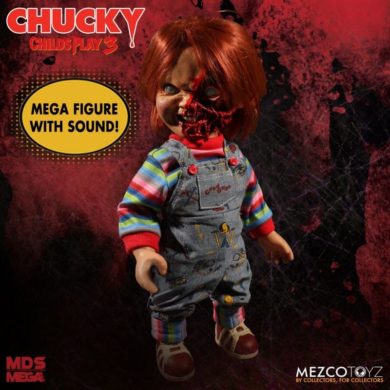 PRE-ORDER MDS Mega Scale - Child’s Play 3 -  Talking Pizza Face Chucky