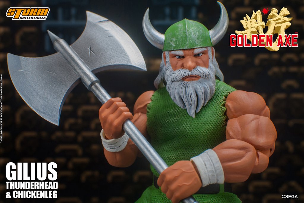 PRE-ORDER Golden Axe - Gilius Thunderhead and Chicken Leg