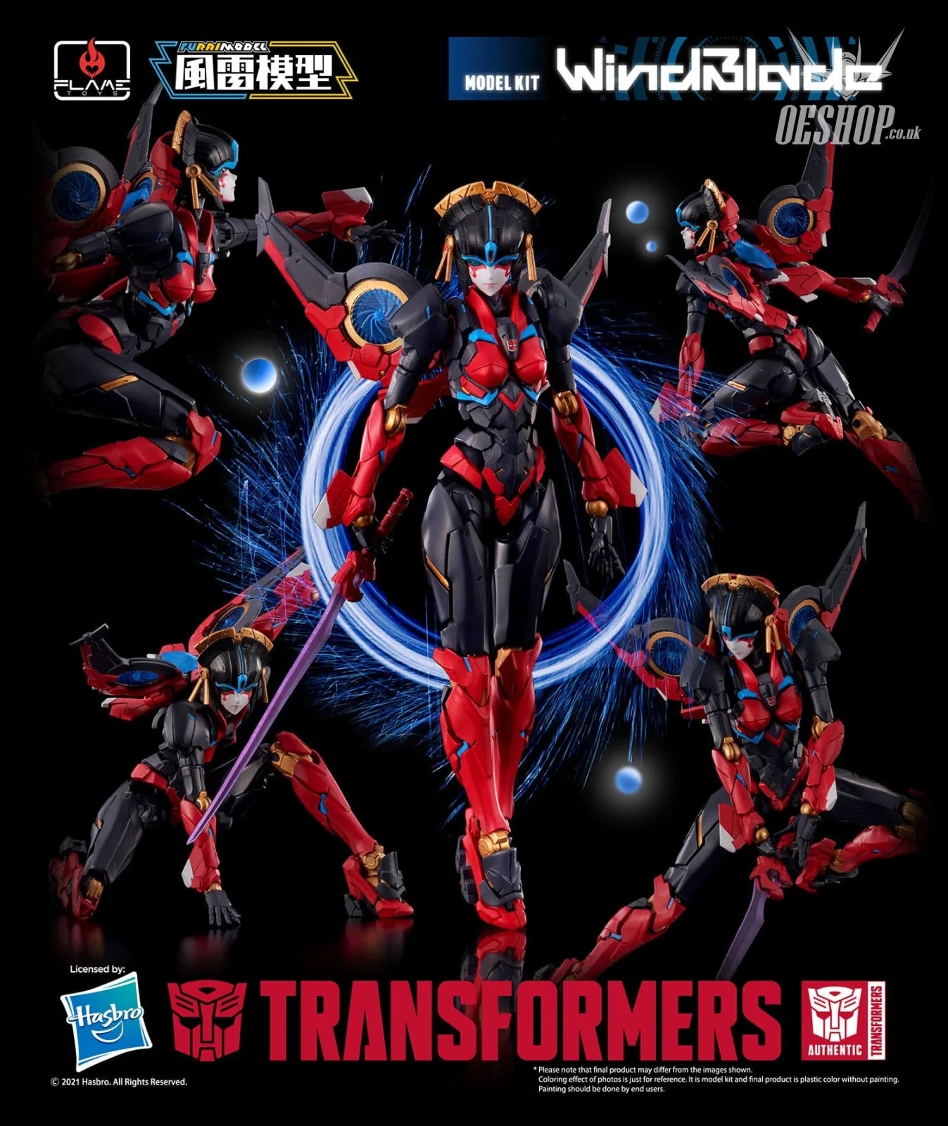 IN-STOCK Flame Toys - Furai Model - Transformers - Windblade [October 2024 Release]