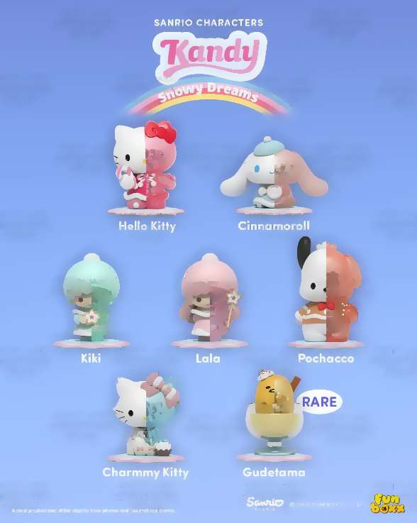 PRE-ORDER Kandy x Sanrio ft. Jason Freeny (Snowy Dreams) [Box of 6]