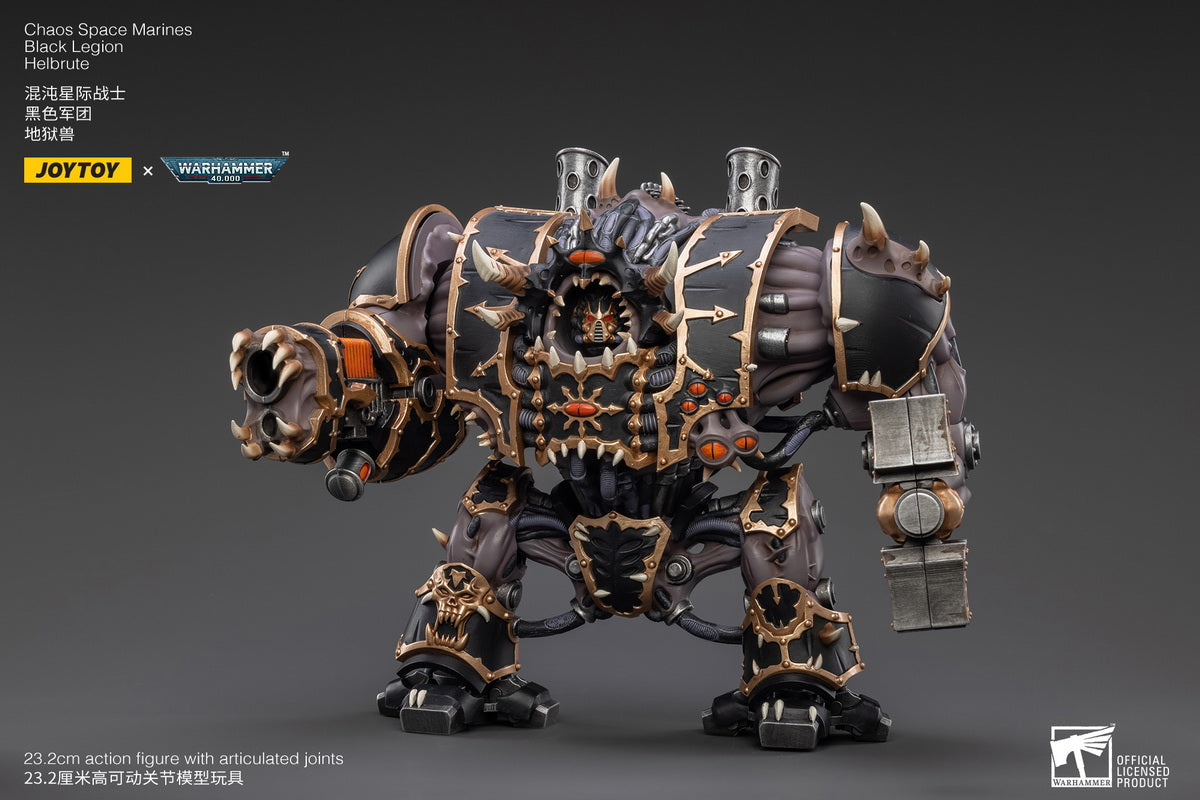 PRE-ORDER Warhammer 40k - Black Legion - Helbrute 1/18 [May 2023 Release]