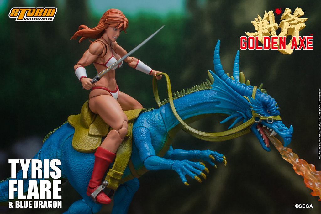 PRE-ORDER Golden Axe - Tyris Flare and Blue Dragon