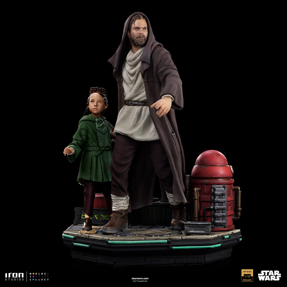 PRE-ORDER Star Wars - Obi-Wan and Young Leia BDS Art Scale 1/10