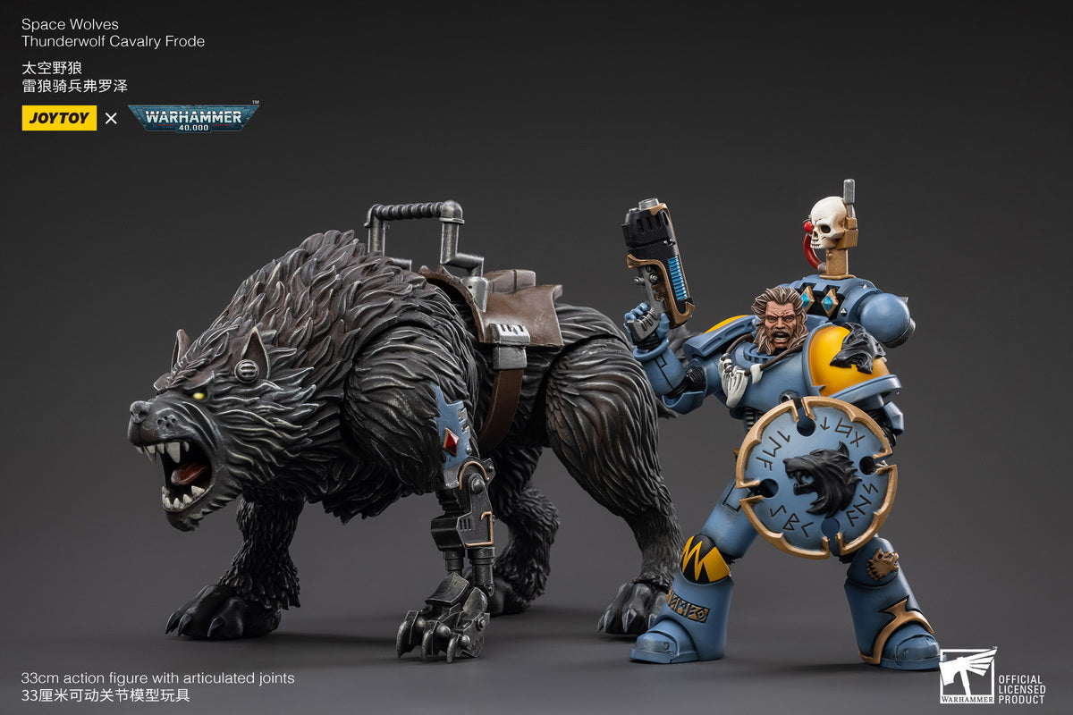 PRE-ORDER Warhammer 40k - Space Wolves - Thunderwolf Cavalry Frode 1/18 [May 2023 Release]
