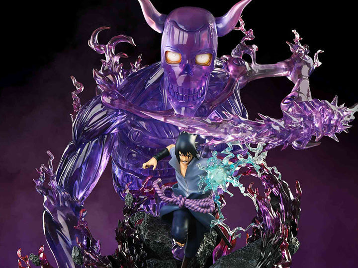IN-STOCK HEX Collectibles - Naruto Shippuden - Uchiha Sasuke: Kekkei genkai, Mangekyo Sharingan: Susano’o 1/8