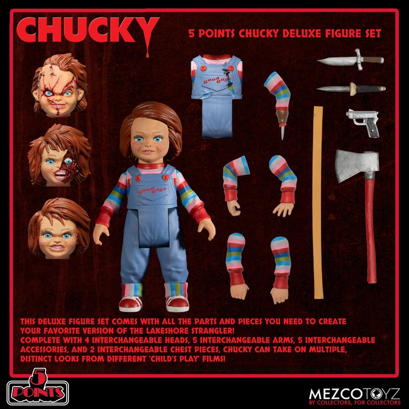 PRE-ORDER 5 Points - Chucky Deluxe Figure Set