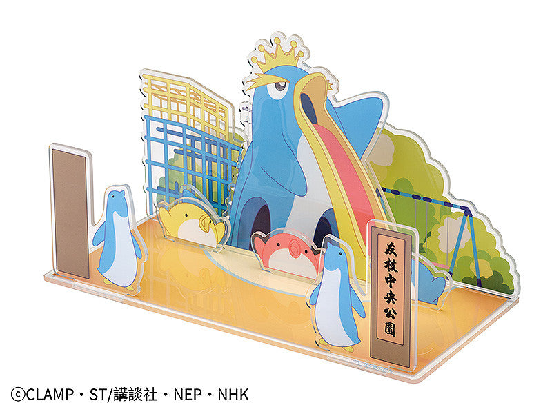 PRE-ORDER Cardcaptor Sakura: Clear Card Acrylic Diorama Background: King Penguin