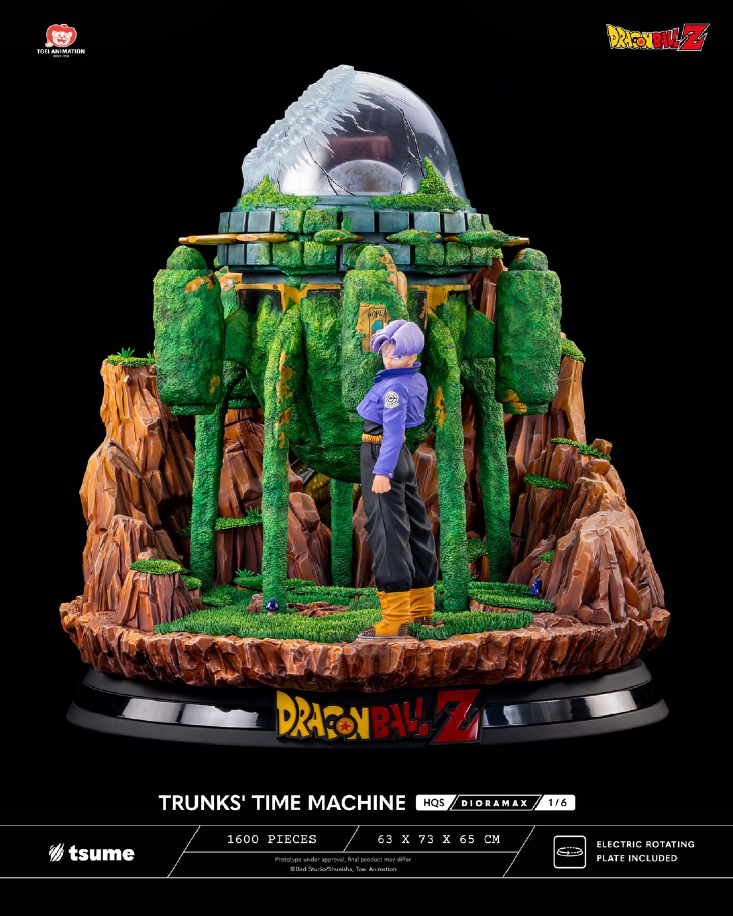 PRE-ORDER HQS Dioramax - Dragon Ball Z - Trunks' Time Machine 1/6