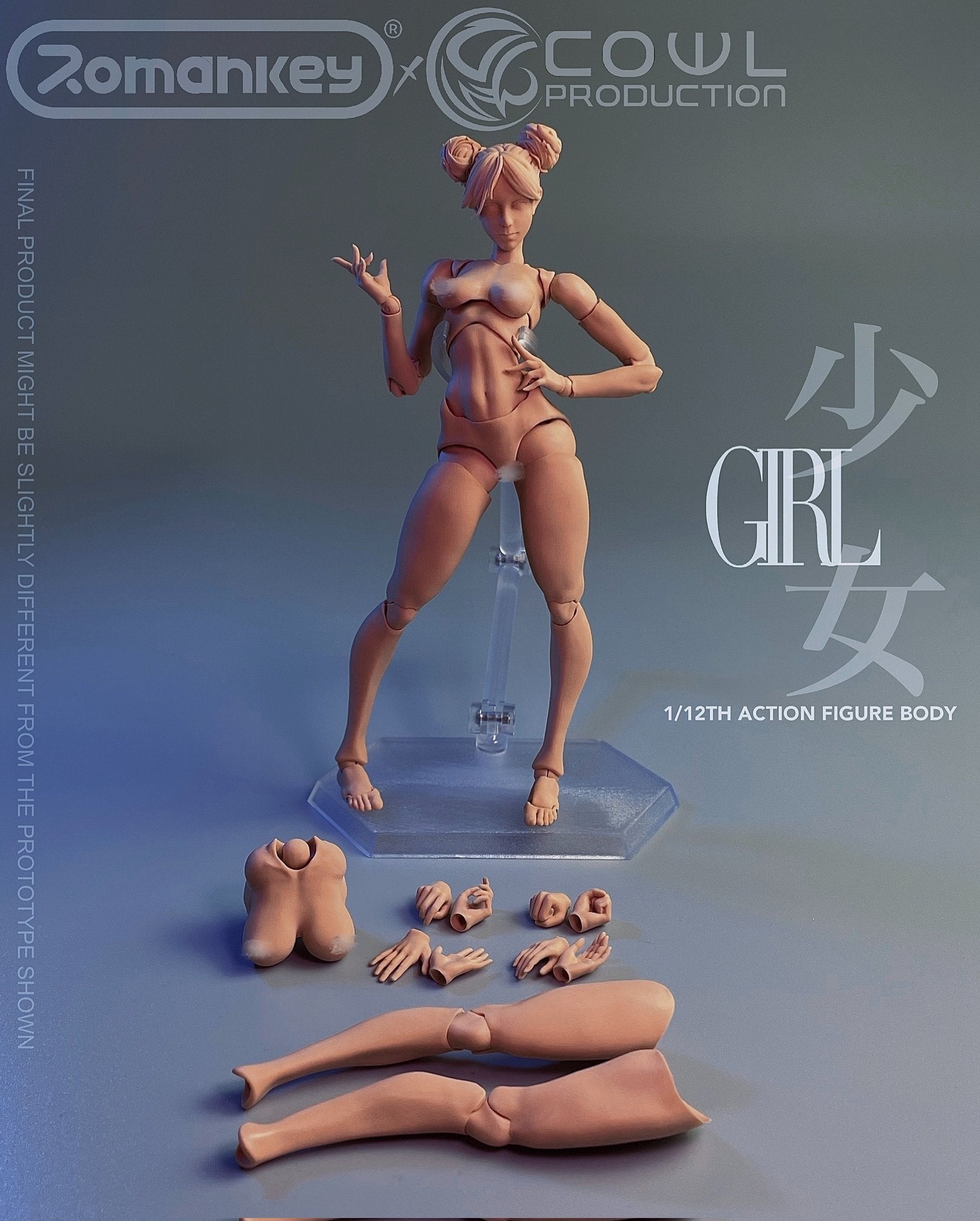 Romankey - Female Body: Pink 1/12