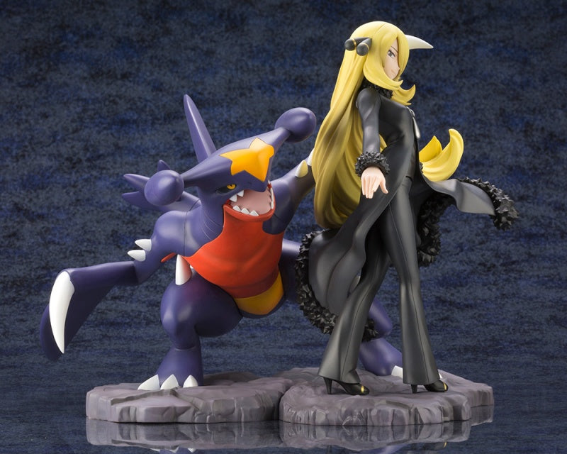 SPECIAL ORDER - ARTFX J - Pokémon Figure Series - Pocket Monsters - Cynthia with Garchomp 1/8