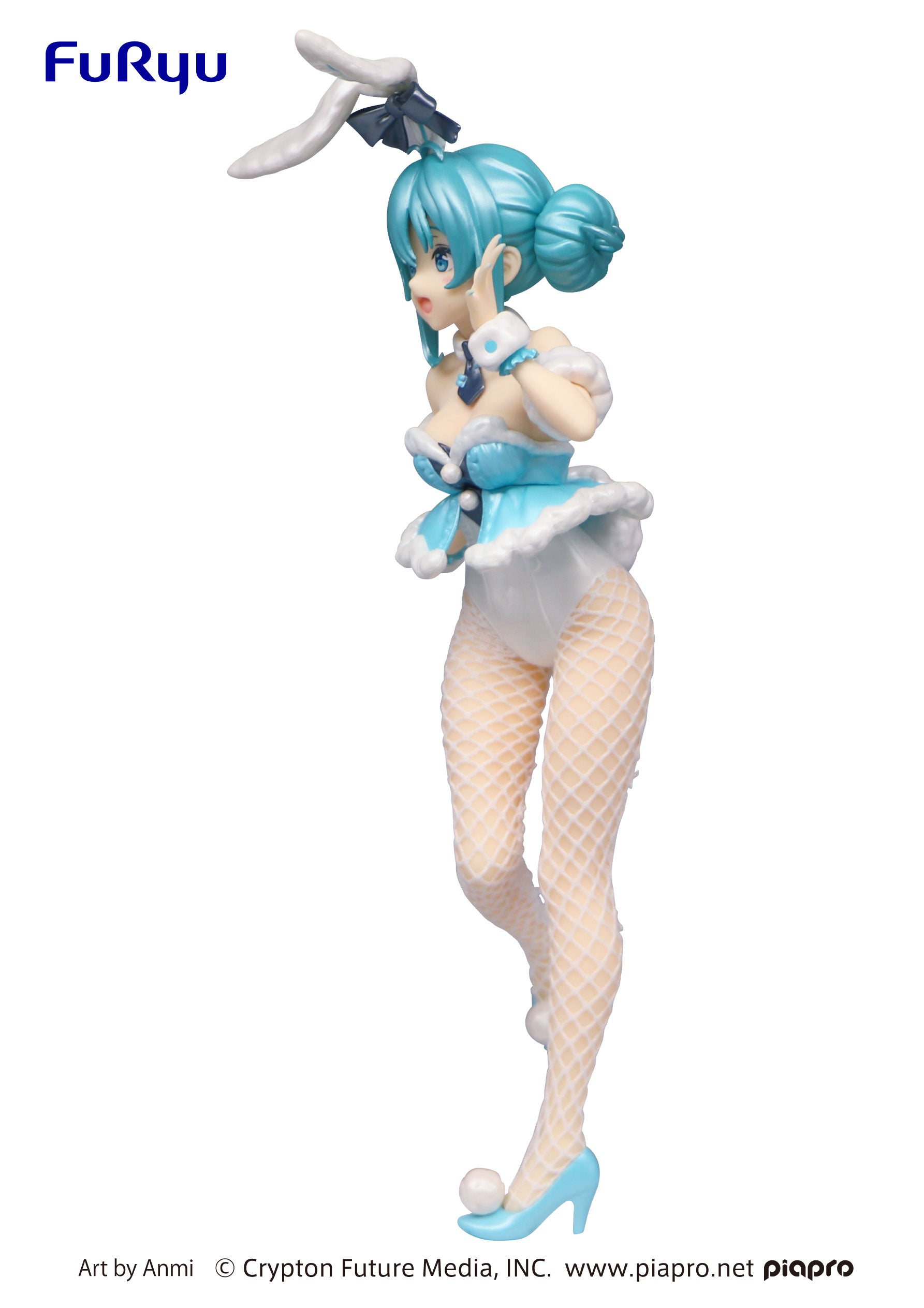 IN-STOCK FuRyu - Hatsune Miku BiCute Bunnies Figure - Hatsune Miku: White Rabbit Pearl Color Ver.