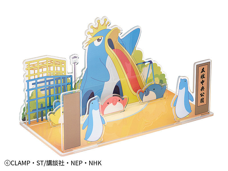 PRE-ORDER Cardcaptor Sakura: Clear Card Acrylic Diorama Background: King Penguin