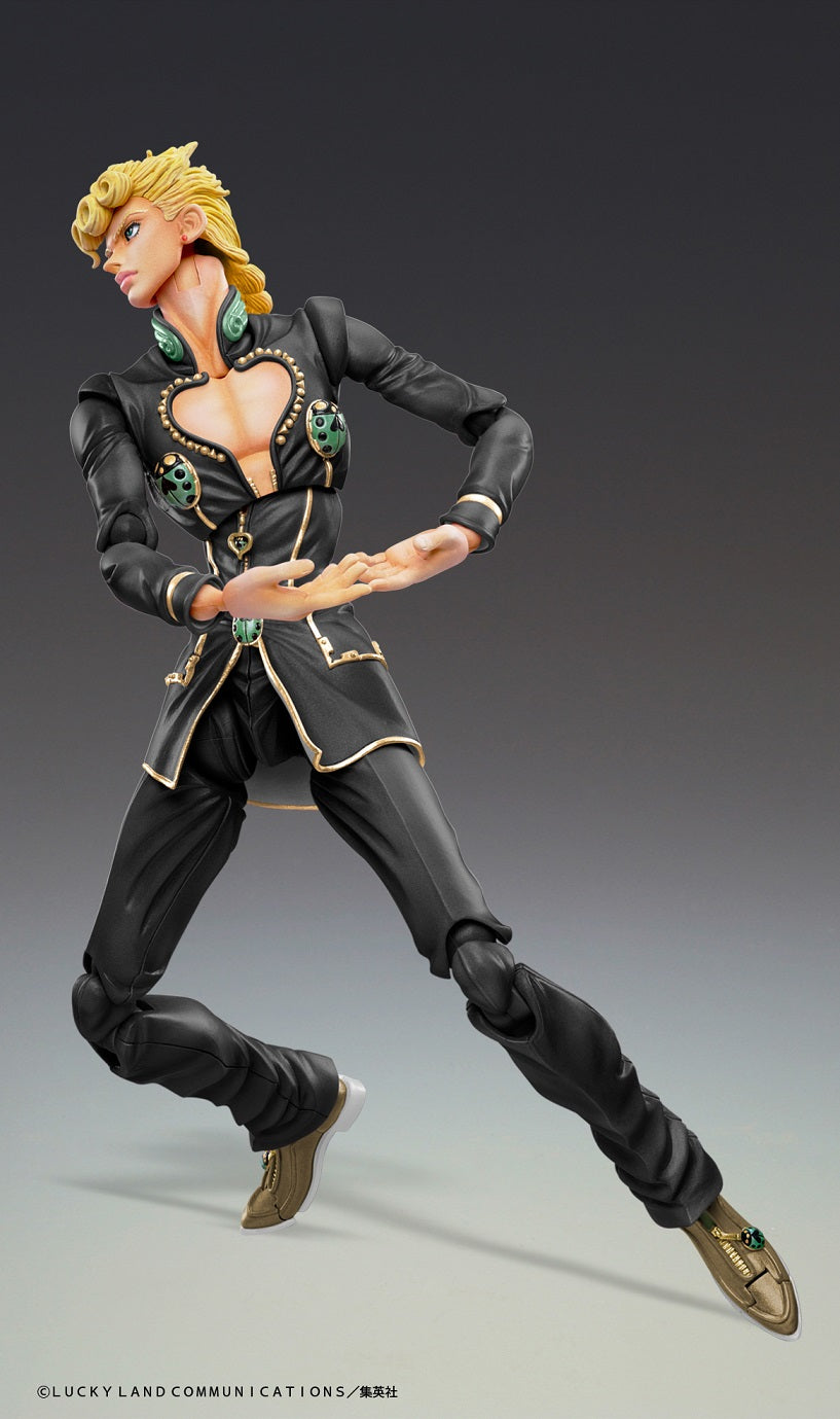 PRE-ORDER Super Action Statue - Jojo's Bizarre Adventure: Golden Wind - Giorno Giovanna: Black Ver. [2nd Release]