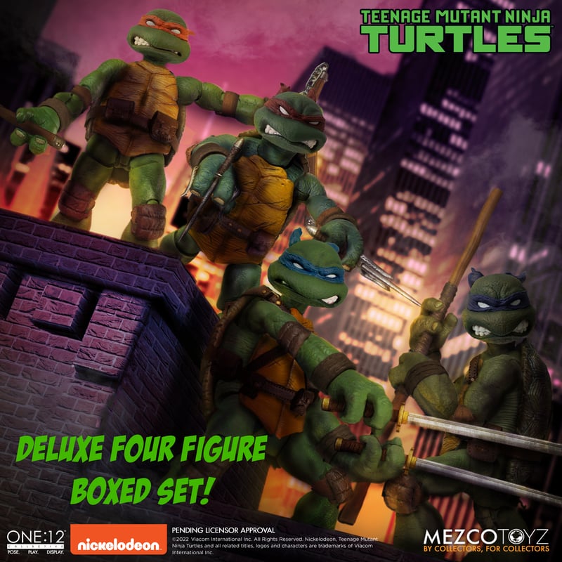 PRE-ORDER One: 12 Collective - Teenage Mutant Ninja Turtles Deluxe Boxed Set