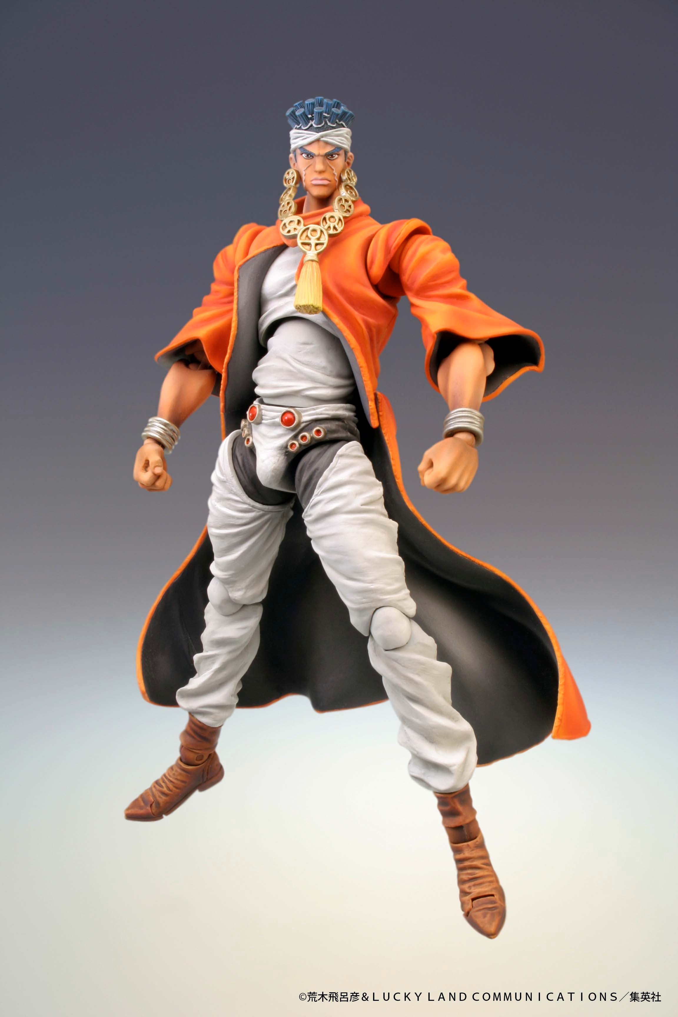 IN-STOCK  Medicos Entertainment  - Super Action Statue #08 - JoJo's Bizarre Adventure: Stardust Crusaders - Mohammed Avdol (3rd Release)