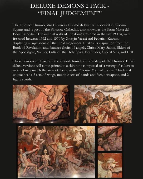 PRE-ORDER Biblical Adventures: Book Four - Deluxe Demons: Final Judgement 1/12 [Set of 2]