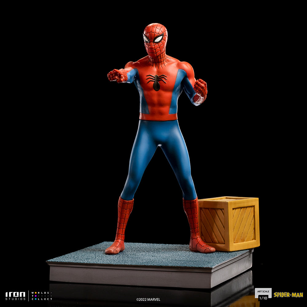 PRE-ORDER Spider-Man Animated Series - Spider-Man 60s Art Scale 1/10