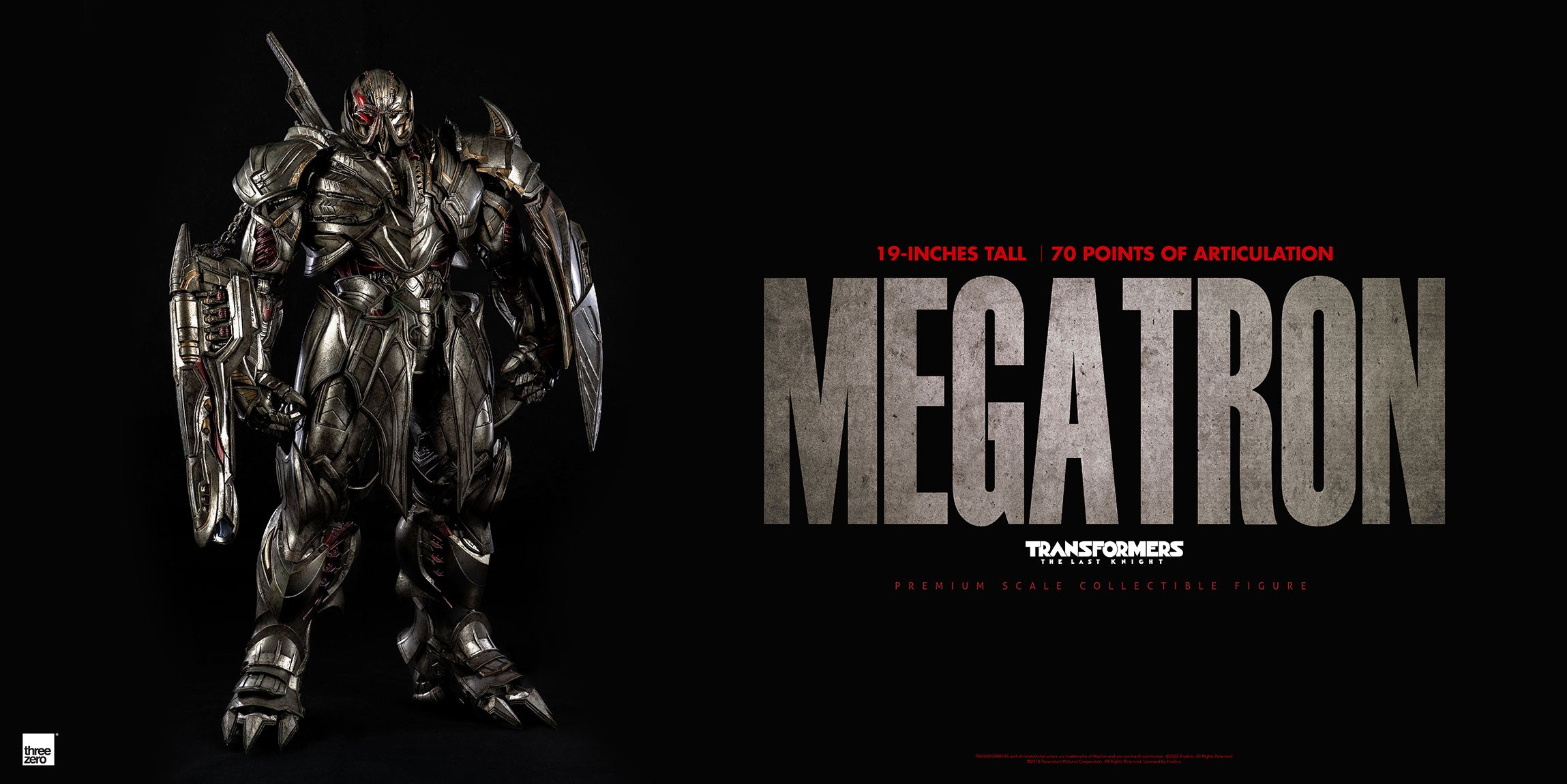 PRE-ORDER Transformers: The Last Knight - Megatron [4th Quarter 2022 Release]