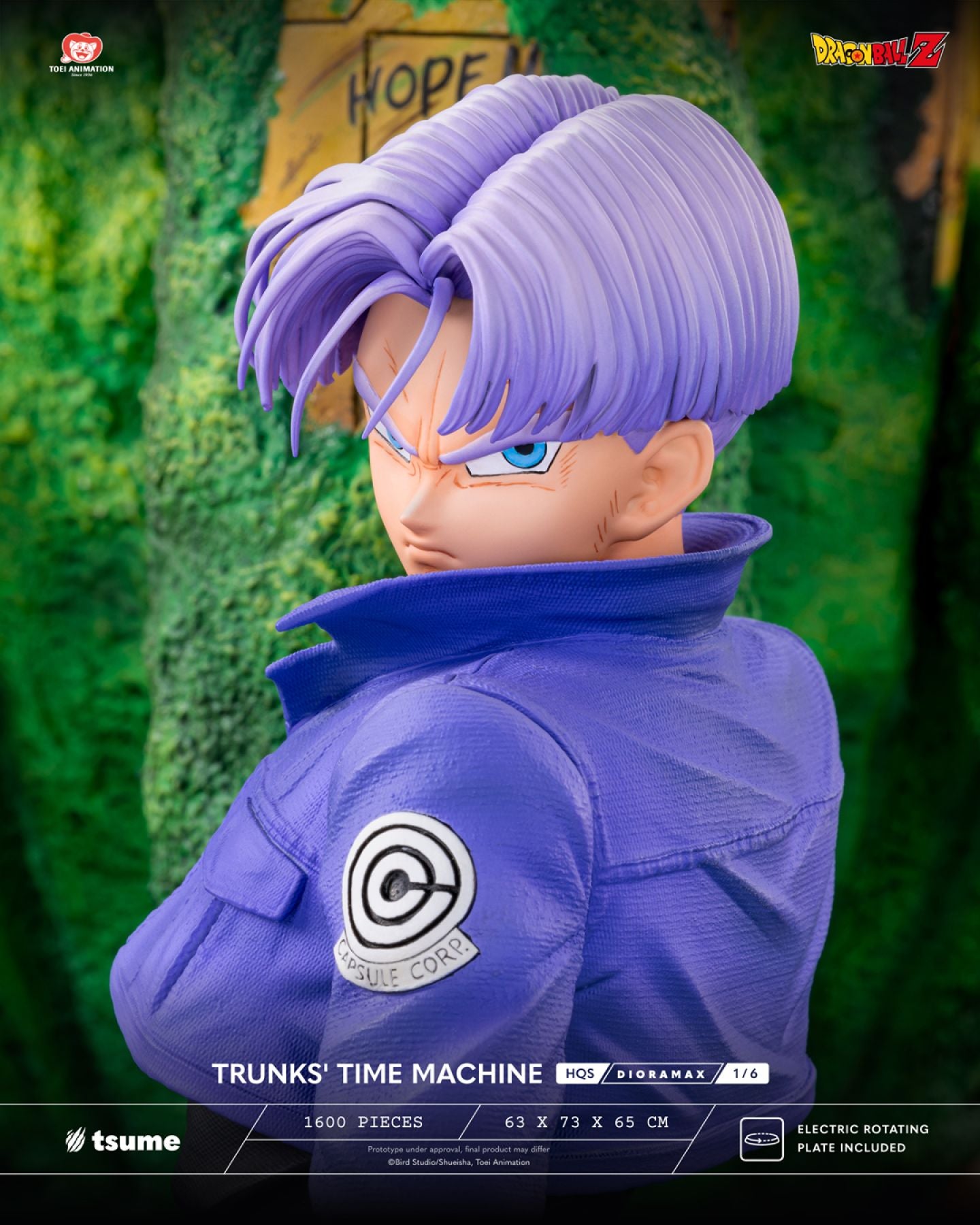 PRE-ORDER HQS Dioramax - Dragon Ball Z - Trunks' Time Machine 1/6