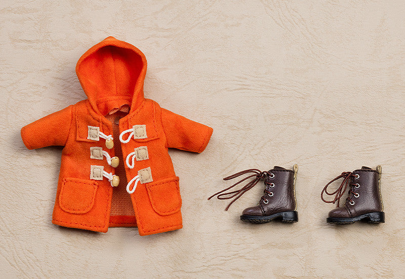 PRE-ORDER Nendoroid Doll Warm Clothing Set: Boots & Duffle Coat: Orange