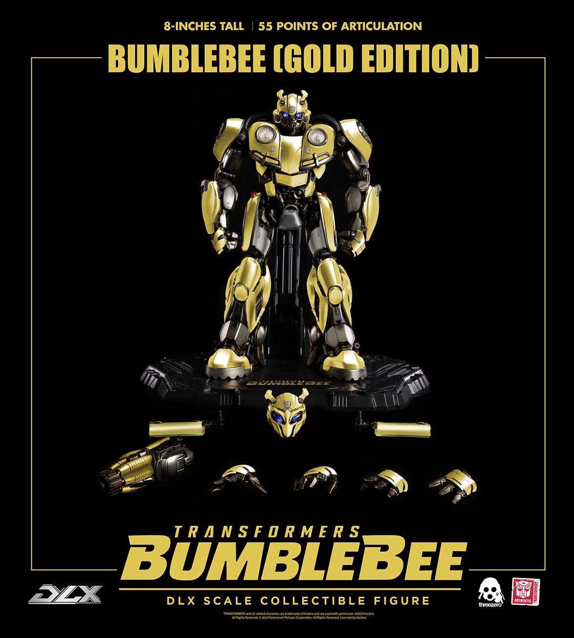 PRE-ORDER Transformers: Bumblebee - DLX Bumblebee: Gold Edition [2022-Q4 Release]