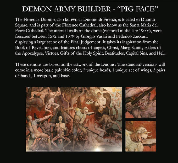 PRE-ORDER Biblical Adventures: Book One - Demon Army Builder: Pig Face 1/12