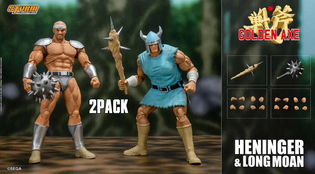 PRE-ORDER Golden Axe - Heninger & Long Moan 2 Pack