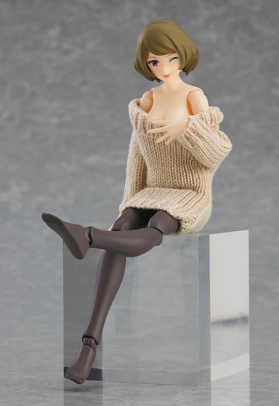 IN-STOCK Max Factory - figma 574 - figma Styles - Female Body (Chiaki) with Off-the-Shoulder Sweater Dress