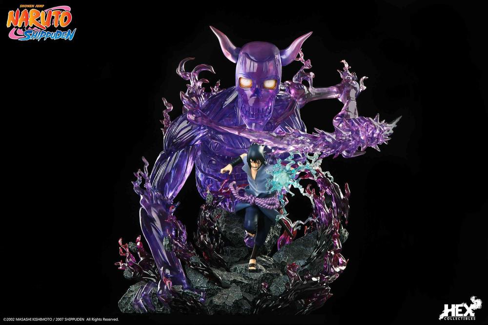 IN-STOCK HEX Collectibles - Naruto Shippuden - Uchiha Sasuke: Kekkei genkai, Mangekyo Sharingan: Susano’o 1/8