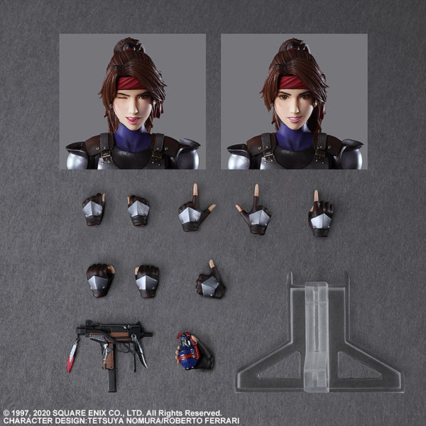 PRE-ORDER Play-Arts Kai - Final Fantasy VII Remake - Cloud Strife, Jessie Raspberry and Bike Set