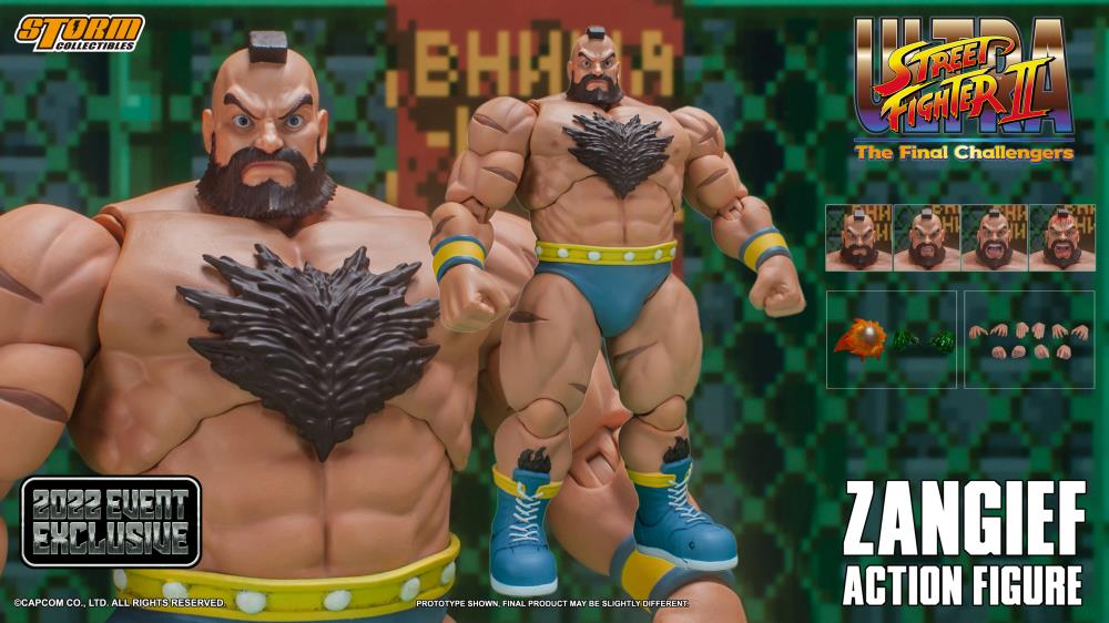 PRE-ORDER Ultra Street Fighter II - Zangief: Teal 2022 Event Exclusive