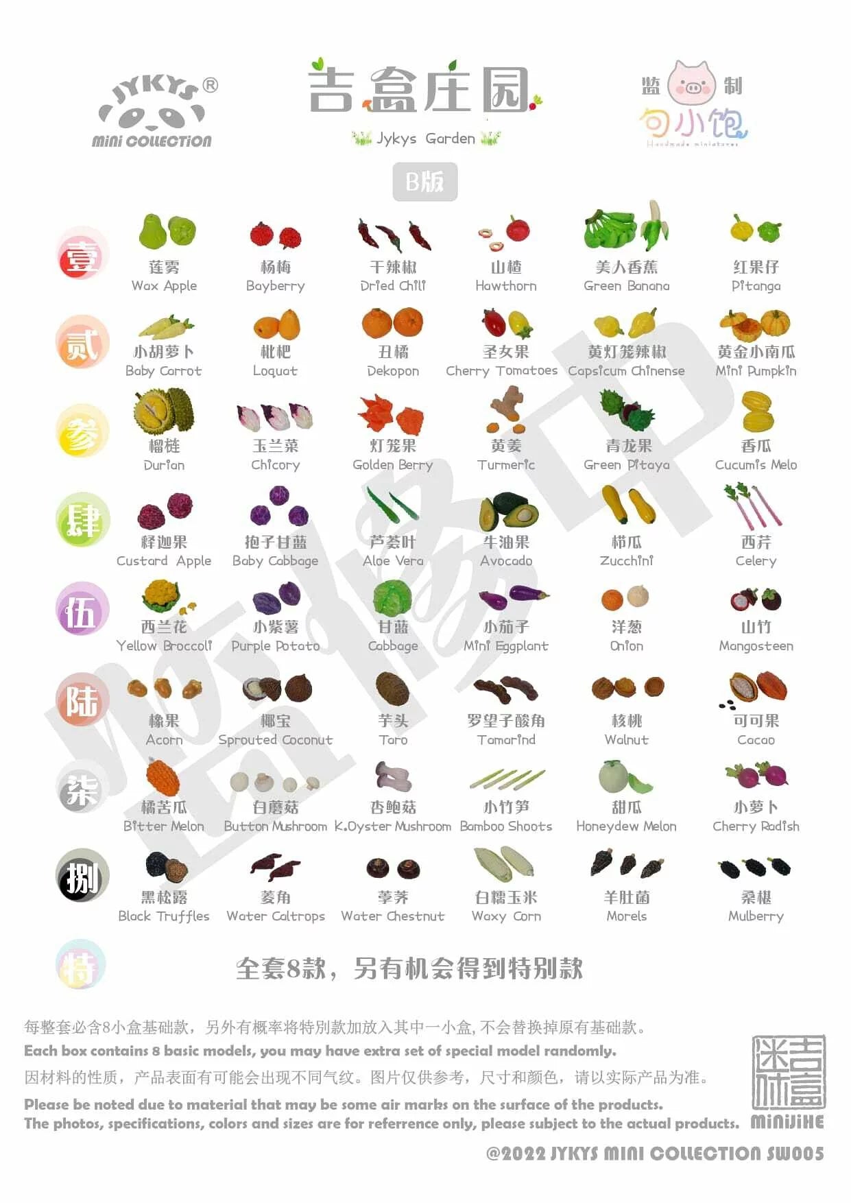 PRE-ORDER Jykys Garden: Type B [Box of 8]