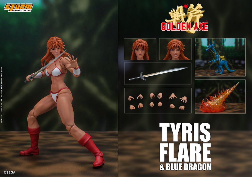 PRE-ORDER Golden Axe - Tyris Flare and Blue Dragon
