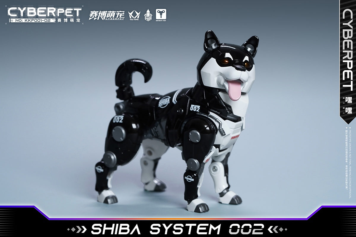 PRE-ORDER Cyber Cute Pet - KKP001-02 Mecha Shiba Inu - Hey Hey: Black