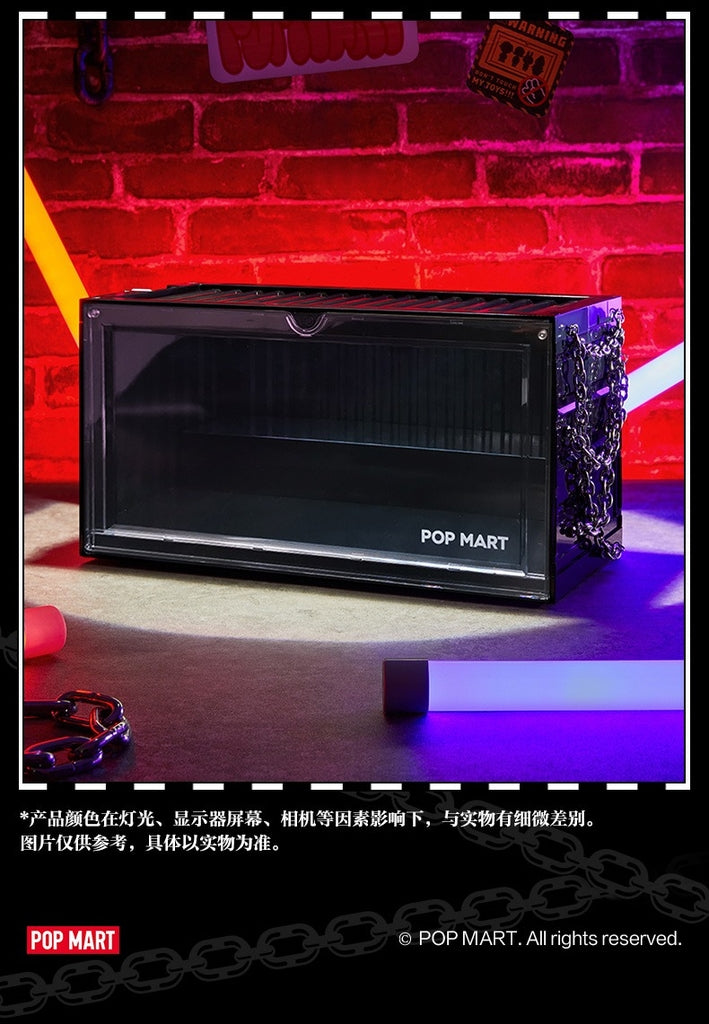 Pop shops Mart Black Luminous Display Case with Chains