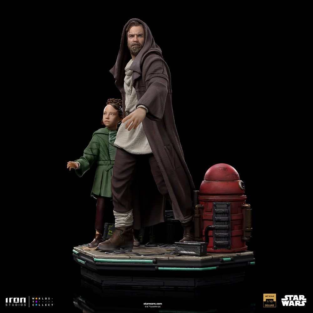 PRE-ORDER Star Wars - Obi-Wan and Young Leia BDS Art Scale 1/10
