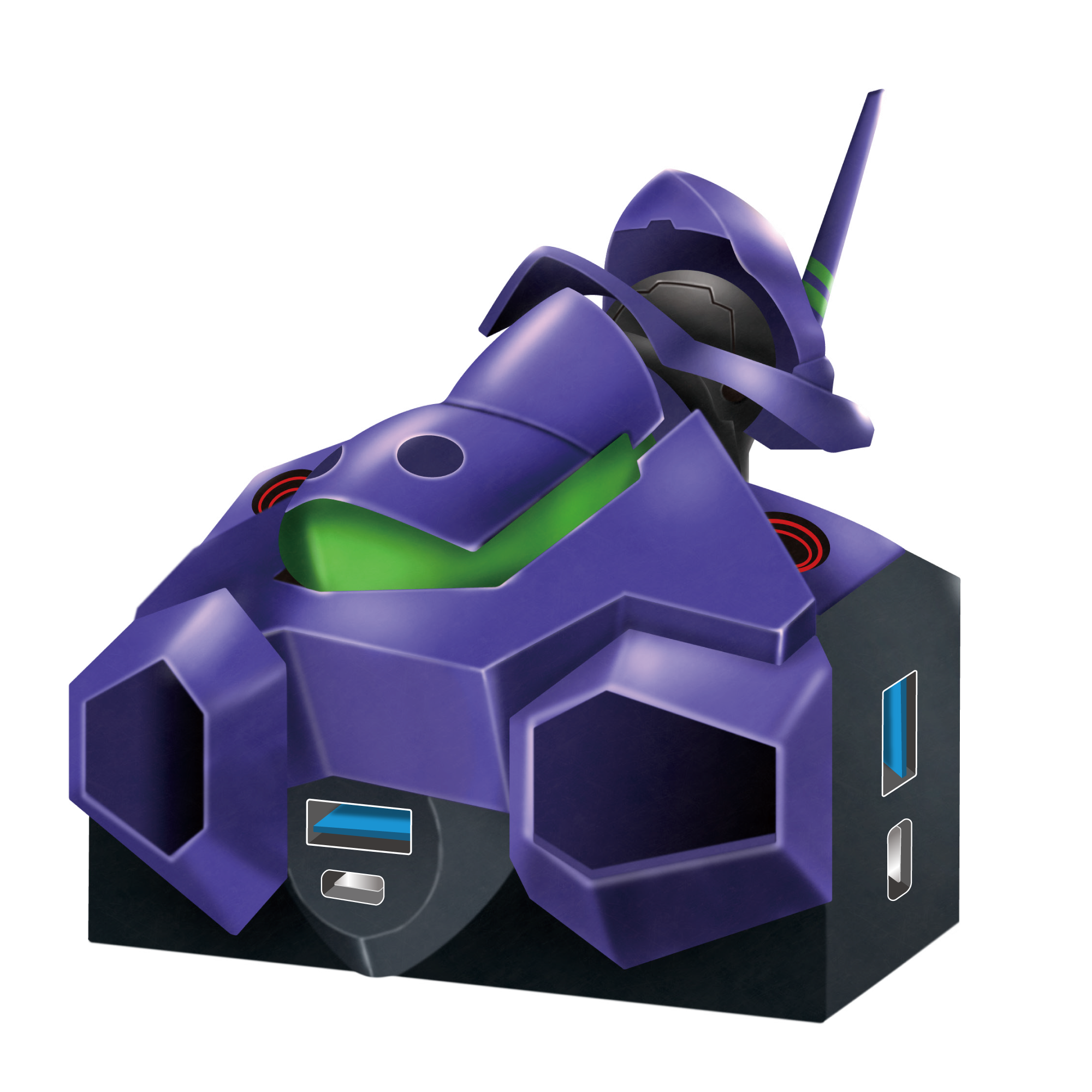 PRE-ORDER Rebirth of Evangelion - EVA-01 USB Hub