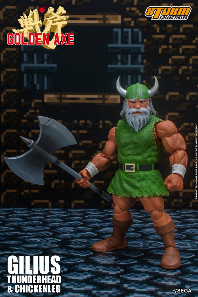 PRE-ORDER Golden Axe - Gilius Thunderhead and Chicken Leg