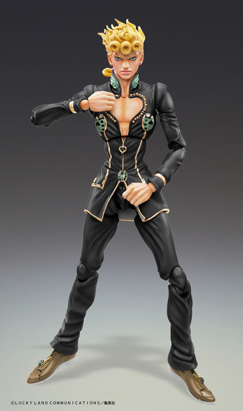 PRE-ORDER Super Action Statue - Jojo's Bizarre Adventure: Golden Wind - Giorno Giovanna: Black Ver. [2nd Release]