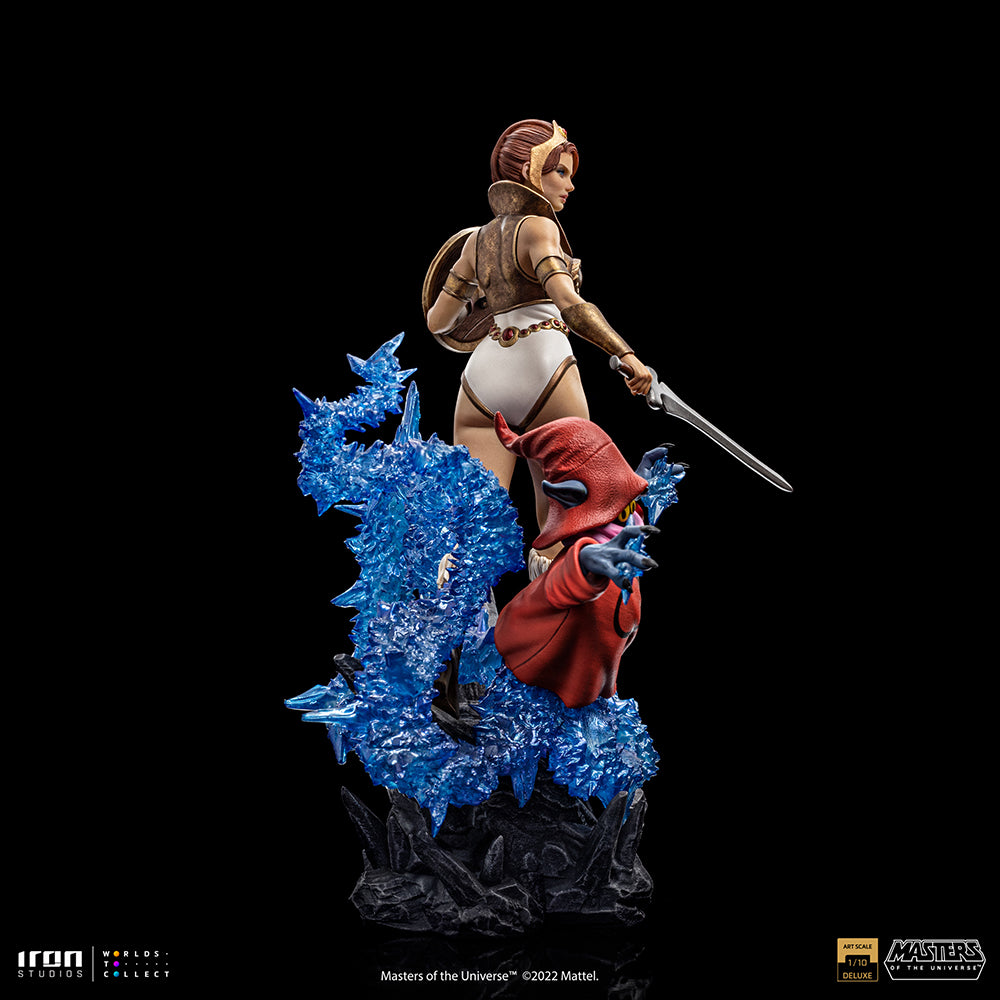 PRE-ORDER Masters of the Universe - Teela and Orko Deluxe Art Scale 1/10